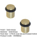 PACK Elegant Satin Brass Door Stops Stylish Interiors Solid Brass Rubber Stopper (1)-1