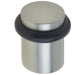 Satin Nickel Plain Door Stops Elegant Home Design Solid Brass Rubber Stopper