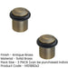 PACK Antique Brass Chamfered Door Stops Stylish Protection Solid Brass Rubber Stopper (1)-1