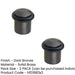 PACK Elegant Chamfered Door Stops Dark Bronze Finish Stylish Interiors Solid Brass Rubber Stopper (1)-1