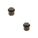 PACK Antique Brass Hexagonal Floor Door Stops Stylish Interiors Solid Brass Rubber Stopper (1)