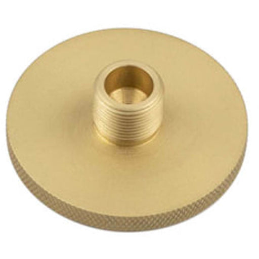 Stylish 50mm Satin Brass Knurled Wall Mounted Door Stops Solid Brass Rubber Stopper