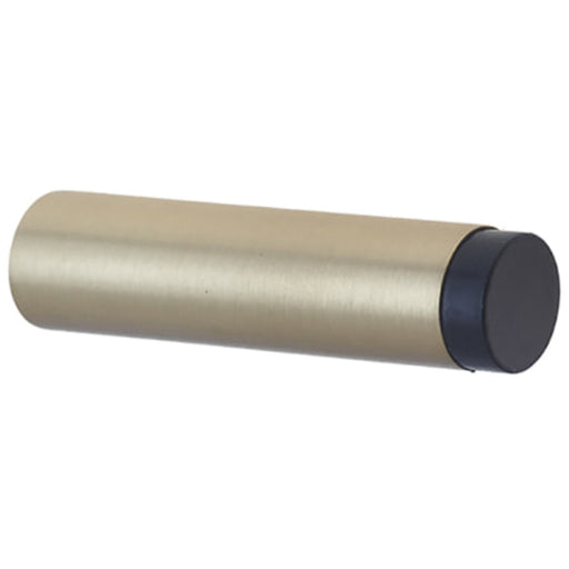 Stylish Wall Mounted Door Stops Satin Brass Elegant Interiors Solid Brass Rubber Stopper