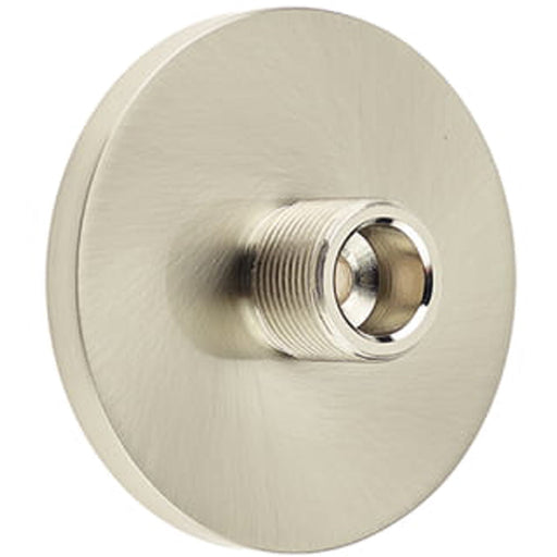 Stylish Satin Nickel Wall Mounted Doorstops with Plain Bases Solid Brass Rubber Stopper