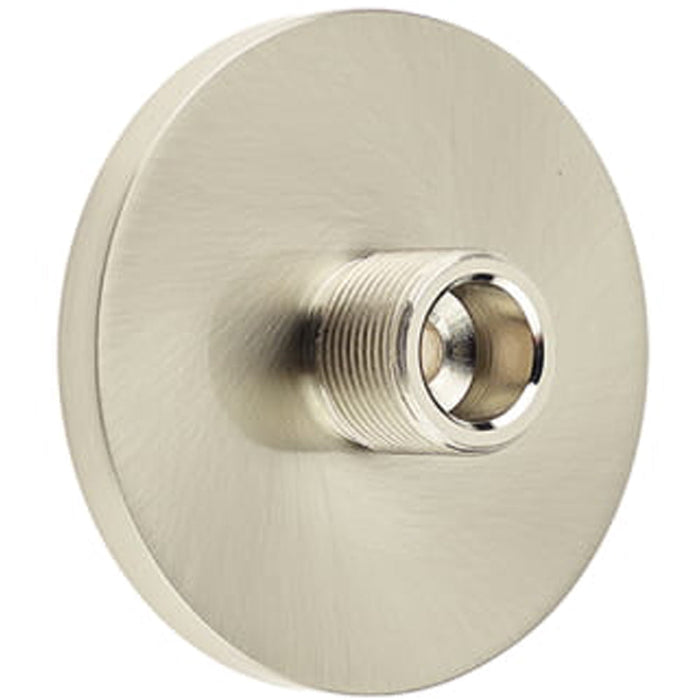 Stylish Satin Nickel Wall Mounted Doorstops with Plain Bases Solid Brass Rubber Stopper