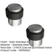 PACK Premium Stainless Steel Floor Mounted Door Stops 40x30mm Sleek Satin Finish Rubber Stopper Protector (1)-1