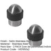PACK Durable Stainless Steel Floor Mounted Door Stops 30x45mm Satin Finish Rubber Stopper Protector (1)-1