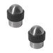 PACK Durable Stainless Steel Floor Mounted Door Stops 30x45mm Satin Finish Rubber Stopper Protector (1)