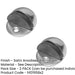 PACK Premium Satin Anodised Aluminium Floor Mounted Door Stops 50x40mm Rubber Stopper Protector (1)-1