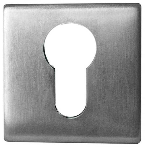 Elegant Square Euro Profile Escutcheon Enhanced Security Hole Cover