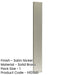Satin Nickel Finger Plate 450mm 75mm Doors Solid Brass Door Push Protector-1
