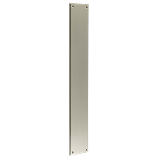 Satin Nickel Finger Plate 450mm 75mm Doors Solid Brass Door Push Protector