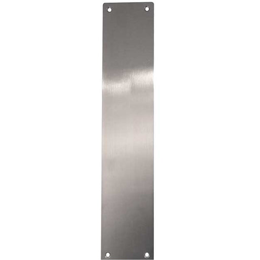 Durable Stainless Steel Finger Plates 305x75mm Modern Interiors Door Protector Plate