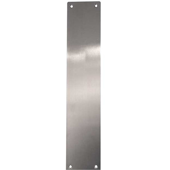 Durable Stainless Steel Finger Plates 305x75mm Modern Interiors Door Protector Plate