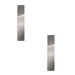 PACK Durable Stainless Steel Finger Plates 305x75mm Modern Interiors Door Protector Plate (1)