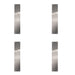 PACK Durable Stainless Steel Finger Plates 305x75mm Modern Interiors Door Protector Plate