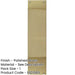Premium Polished Brass Fingerplates 350x75mm Elegant Door Finishes Door Protector Plate-1