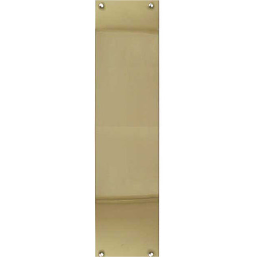 Premium Polished Brass Fingerplates 350x75mm Elegant Door Finishes Door Protector Plate