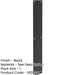 Premium Black Fingerplates 475x75mm Doors Door Protector Plate-1