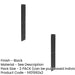 PACK Premium Black Fingerplates 475x75mm Doors Door Protector Plate (1)-1