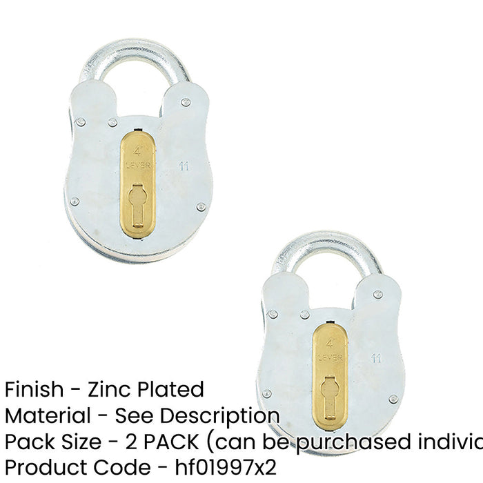 PACK High-Quality Padlocks Ultimate Security-1