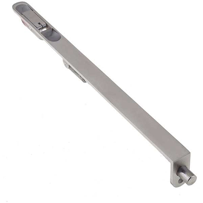 Lever Action Flushbolts Double Doors Satin Stainless Steel, 457x20mm