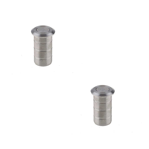 PACK Durable Stainless Steel Floor Bolt Socket Concrete 20x25mm Dust Proof Design (1)