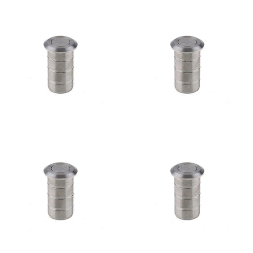 PACK Durable Stainless Steel Floor Bolt Socket Concrete 20x25mm Dust Proof Design