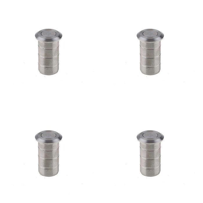 PACK Durable Stainless Steel Floor Bolt Socket Concrete 20x25mm Dust Proof Design