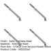 PACK Lever Action Radiused Flushbolts 305x20mm Satin Stainless Steel Double Doors-1