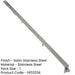 Premium Stainless Steel Flush Bolts Double Doors 609x20mm Satin Finish-1