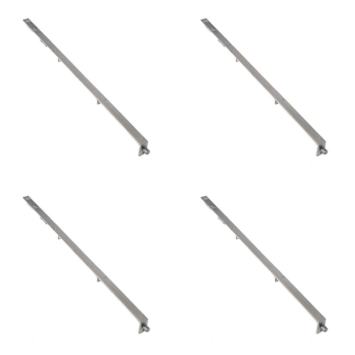 PACK Premium Stainless Steel Flush Bolts Double Doors 609x20mm Satin Finish