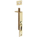 Durable Polished Brass Slide Action Flushbolts 102x16mm Stylish Interiors