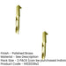 PACK Premium Brass Lever Action Flushbolts 150x20mm Enhanced Security (1)-1