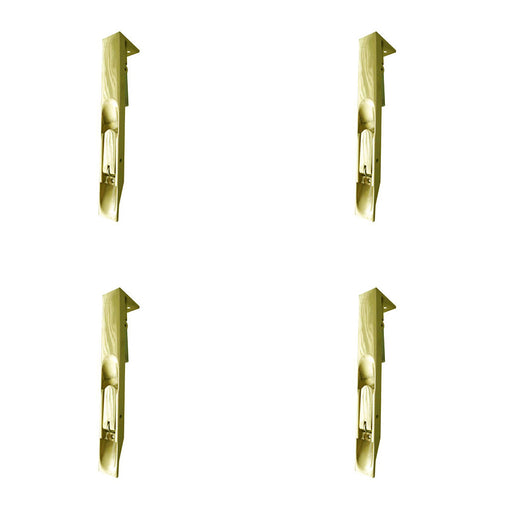 PACK Premium Brass Lever Action Flushbolts 150x20mm Enhanced Security