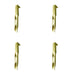 PACK Premium Brass Lever Action Flushbolts 150x20mm Enhanced Security