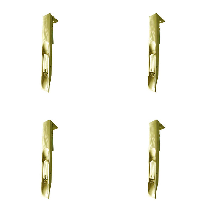 PACK Premium Brass Lever Action Flushbolts 200x19mm Enhanced Security