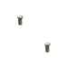 PACK Durable Brass Dust Proof Spring Floor Bolt Socket 25x40mm Satin Nickel Finish (1)