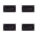 PACK Elegant 89mm Black Flush Pulls Sliding Doors Drawers Recessed Door Handle