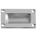 Sleek 89mm Satin Chrome Flush Pulls Doors Drawers Recessed Door Handle