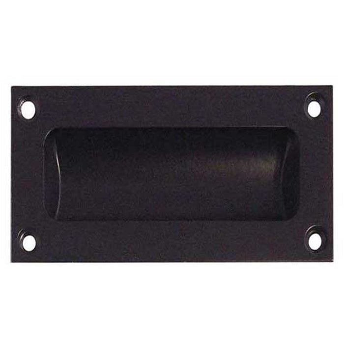 Elegant 75mm Black Flush Pulls Cabinets Furniture Recessed Door Handle