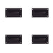 PACK Elegant 75mm Black Flush Pulls Cabinets Furniture Recessed Door Handle