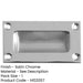 102mm Satin Chrome Flush Pulls Sliding Doors Drawers Recessed Door Handle-1