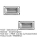 PACK 102mm Satin Chrome Flush Pulls Sliding Doors Drawers Recessed Door Handle (1)-1