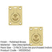 PACK Premium 50x63mm Flush Rings Polished Brass Carpentry Projects Recessed Door Handle (1)-1