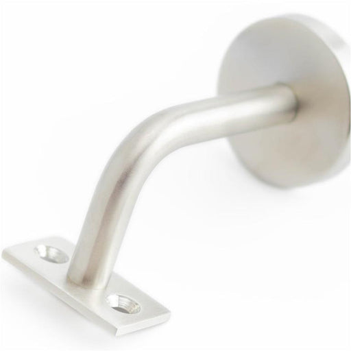 Premium Satin Stainless Steel Handrail Brackets 75mm Secure Mounting Stair Bannister Holder