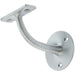 Durable Solid Brass Handrail Brackets Satin Chrome Finish 64mm Stair Bannister Holder