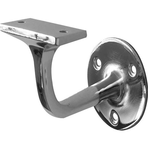 Durable 75mm Polished Chrome Zinc Handrail Brackets Safety Style Stair Bannister Holder