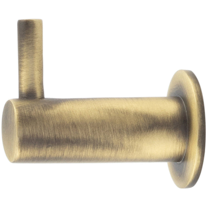 Antique Brass Cupboard Hook 37mm Elegant Organization Wall Mounted Clothing Hook