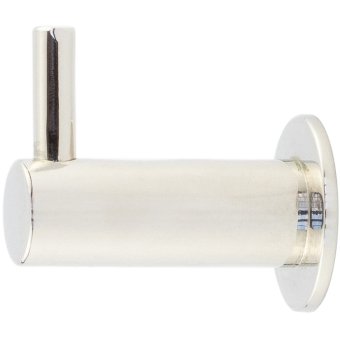 Durable Polished Nickel Cupboard Hook Stylish Organization Wall Mounted Clothing Hook